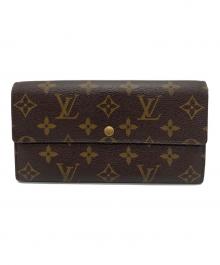 LOUIS VUITTON（ルイ ヴィトン）の古着「ポシェット・ポルトモネ クレディ長財布」｜ブラウン