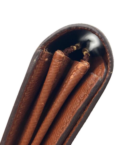 LOUIS VUITTON（ルイ ヴィトン）LOUIS VUITTON (ルイ ヴィトン) ポシェット・ポルトモネ クレディ長財布 ブラウン サイズ:下記参照の古着・服飾アイテム
