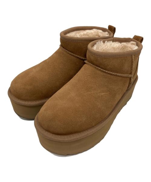 UGG（アグ）UGG (アグ) UGG Classic Ultra Mini Platform ベージュ サイズ:23の古着・服飾アイテム