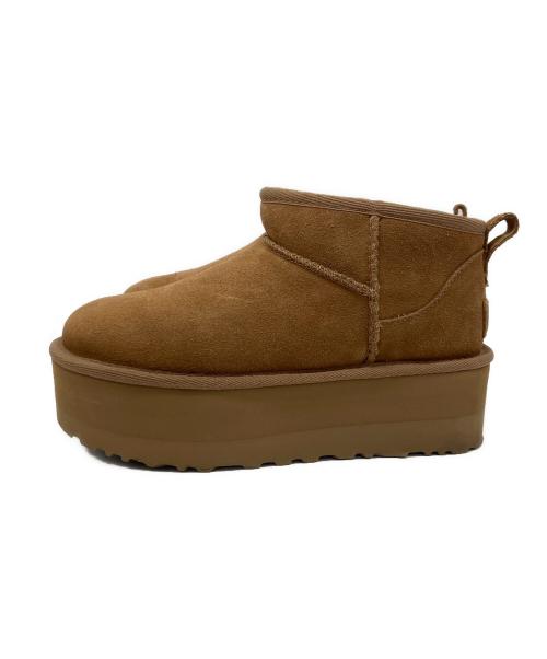 UGG（アグ）UGG (アグ) UGG Classic Ultra Mini Platform ベージュ サイズ:23の古着・服飾アイテム