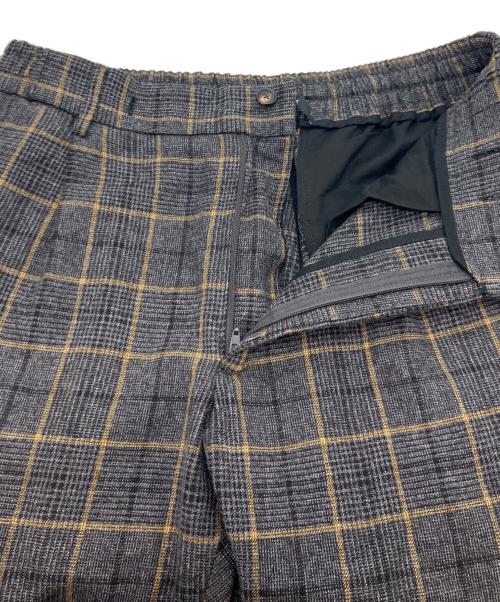 TAGLIATORE（タリアトーレ）TAGLIATORE (タリアトーレ) TAGLIATORE P-NEWMANチェックスラックス グレー サイズ:46の古着・服飾アイテム