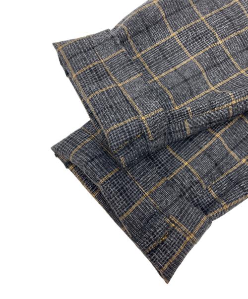 TAGLIATORE（タリアトーレ）TAGLIATORE (タリアトーレ) TAGLIATORE P-NEWMANチェックスラックス グレー サイズ:46の古着・服飾アイテム