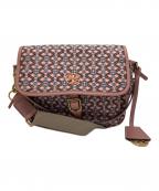 TORY BURCHトリーバーチ）の古着「TORY BURCH クロスボディ2WAYショルダーバッグ」｜ピンク
