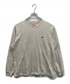 SUPREMEシュプリーム）の古着「Supreme スモールボックスロゴロングカットソー」｜アイボリー