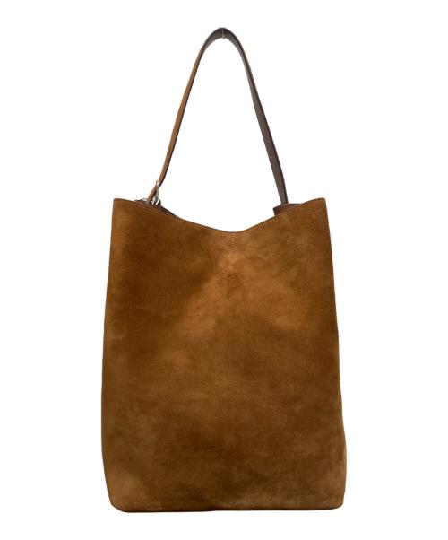 toteme（トーテム）toteme (トーテム) Suede medium shoulder bag ブラウン サイズ:下記参照 未使用品の古着・服飾アイテム