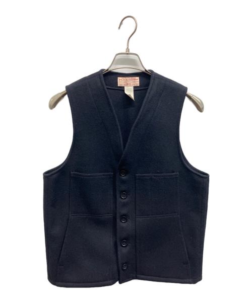 FILSON GARMENT（フィルソン ガーメント）FILSON GARMENT (フィルソン ガーメント) FILSON GARMENT Mackinaw Wool Vest ブラック サイズ:38の古着・服飾アイテム