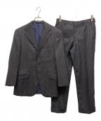 Paul Smith COLLECTIONポールスミス コレクション）の古着「3Bストライプセットアップスーツ」｜ブラック