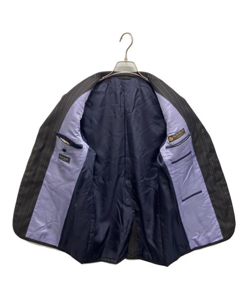 Paul Smith COLLECTION（ポールスミス コレクション）Paul Smith COLLECTION (ポールスミス コレクション) 3Bストライプセットアップスーツ ブラック サイズ:Mの古着・服飾アイテム
