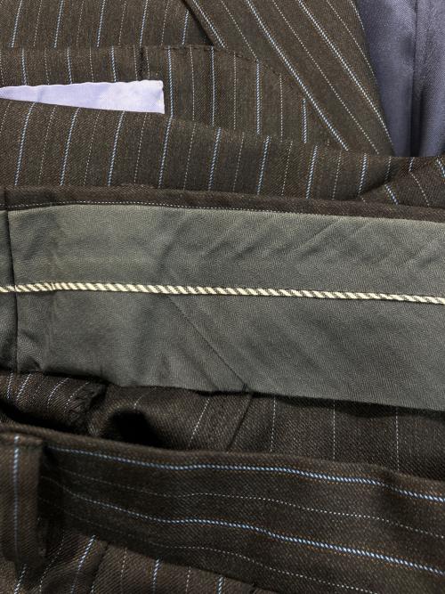 Paul Smith COLLECTION（ポールスミス コレクション）Paul Smith COLLECTION (ポールスミス コレクション) 3Bストライプセットアップスーツ ブラック サイズ:Mの古着・服飾アイテム