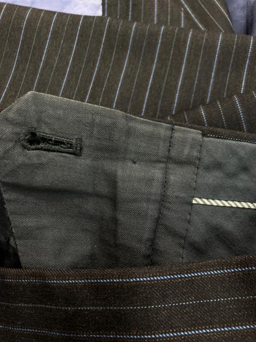 Paul Smith COLLECTION（ポールスミス コレクション）Paul Smith COLLECTION (ポールスミス コレクション) 3Bストライプセットアップスーツ ブラック サイズ:Mの古着・服飾アイテム