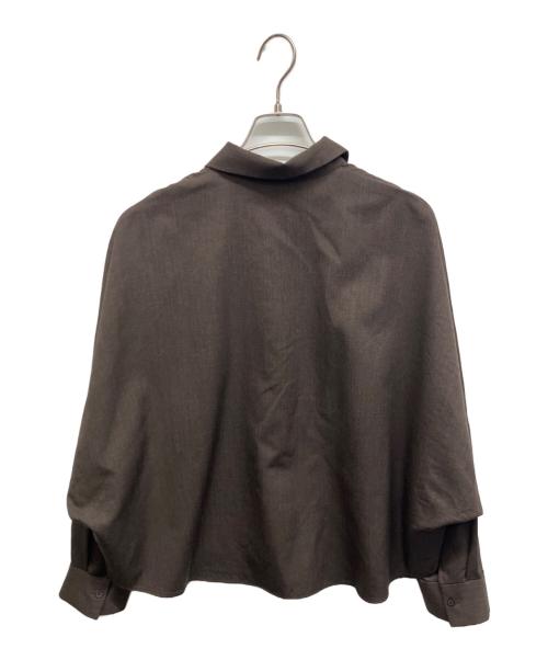Plage（プラージュ）Plage (プラージュ) WOOL SKIPPER ブラウス ブラウン サイズ:Freeの古着・服飾アイテム
