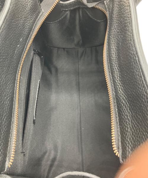 AULENTTI（オウレンティ）AULENTTI (オウレンティ) ターンロックモチーフバッグ ブラックの古着・服飾アイテム