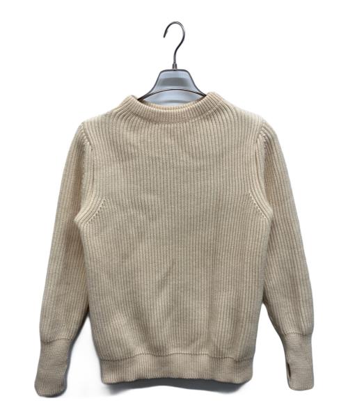 ANDERSEN-ANDERSEN（アンデルセン アンデルセン）Andersen-Andersen (アンデルセン アンデルセン) NAVY CREWNECK 5GG アイボリー サイズ:XSの古着・服飾アイテム