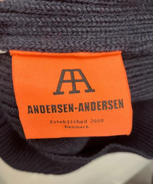 ANDERSEN-ANDERSEN（アンデルセン アンデルセン）Andersen-Andersen (アンデルセン アンデルセン) クルーネックニット ネイビー サイズ:XXSの古着・服飾アイテム