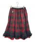 tricot COMME des GARCONS (トリココムデギャルソン) チュール×タータンチェックコンビレイヤードスカート レッド サイズ:Free：20000円