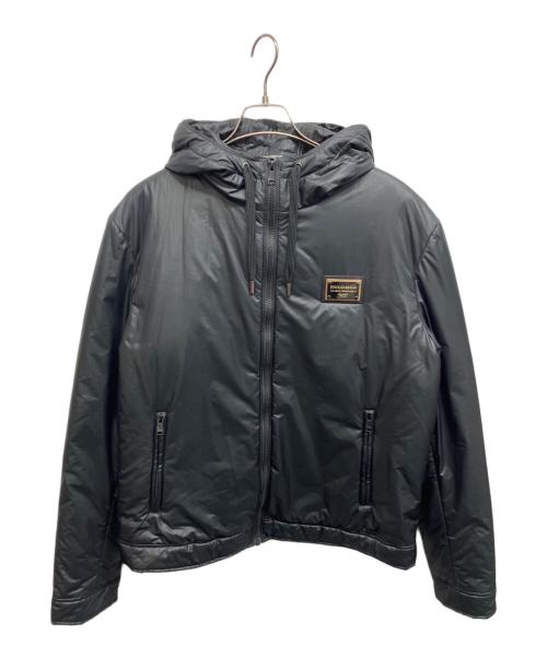 DOLCE & GABBANA（ドルチェ＆ガッバーナ）DOLCE & GABBANA (ドルチェ＆ガッバーナ) ライナー付き中綿ジャケット　GLT177 FUMN4 ブラック サイズ:56の古着・服飾アイテム