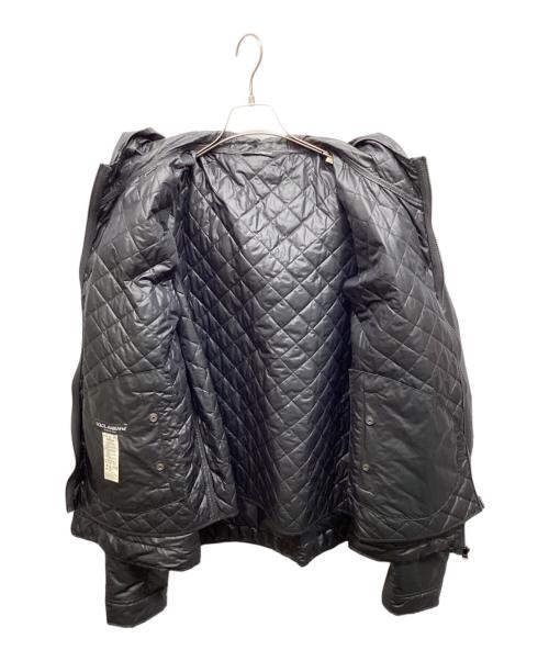 DOLCE & GABBANA（ドルチェ＆ガッバーナ）DOLCE & GABBANA (ドルチェ＆ガッバーナ) ライナー付き中綿ジャケット　GLT177 FUMN4 ブラック サイズ:56の古着・服飾アイテム