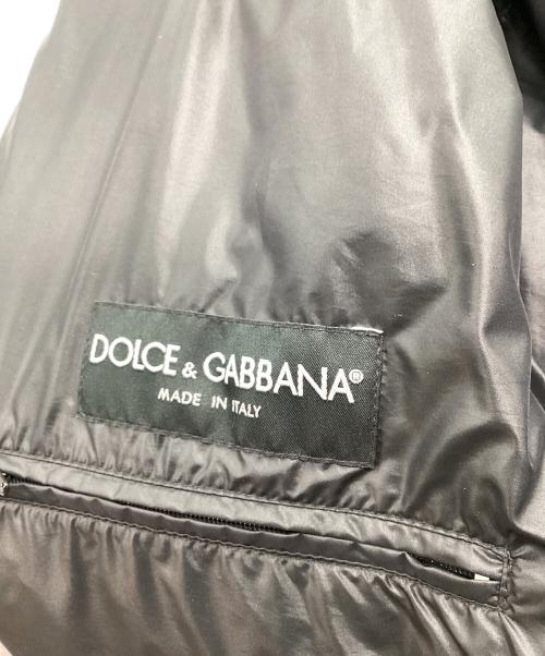 DOLCE & GABBANA（ドルチェ＆ガッバーナ）DOLCE & GABBANA (ドルチェ＆ガッバーナ) ライナー付き中綿ジャケット　GLT177 FUMN4 ブラック サイズ:56の古着・服飾アイテム