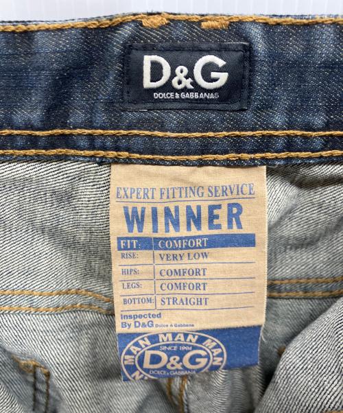 DOLCE & GABBANA（ドルチェ＆ガッバーナ）DOLCE & GABBANA (ドルチェ＆ガッバーナ) デニムパンツ インディゴ サイズ:56の古着・服飾アイテム