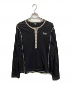 DOLCE & GABBANAドルチェ＆ガッバーナ）の古着「ヘンリーネックカットソー」｜ブラック