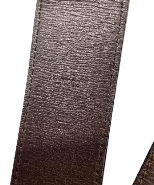 LOUIS VUITTON（ルイ ヴィトン）LOUIS VUITTON (ルイ ヴィトン) サンチュール・LVイニシャル 40MMベルト　110/44　M6902 ブラウン サイズ:110/44の古着・服飾アイテム