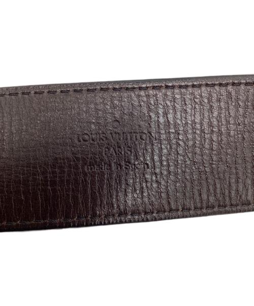 LOUIS VUITTON（ルイ ヴィトン）LOUIS VUITTON (ルイ ヴィトン) サンチュール・LVイニシャル 40MMベルト　110/44　M6902 ブラウン サイズ:110/44の古着・服飾アイテム