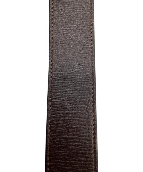 LOUIS VUITTON（ルイ ヴィトン）LOUIS VUITTON (ルイ ヴィトン) サンチュール・LVイニシャル 40MMベルト　110/44　M6902 ブラウン サイズ:110/44の古着・服飾アイテム