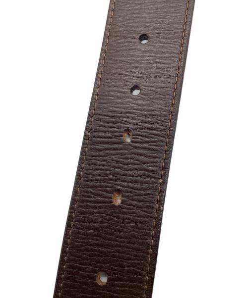 LOUIS VUITTON（ルイ ヴィトン）LOUIS VUITTON (ルイ ヴィトン) サンチュール・LVイニシャル 40MMベルト　110/44　M6902 ブラウン サイズ:110/44の古着・服飾アイテム