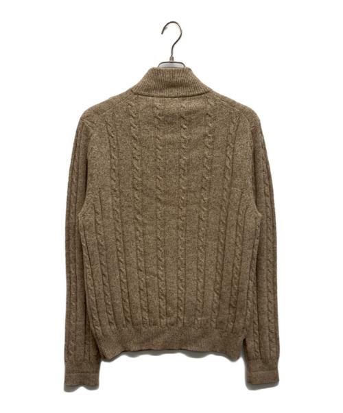 BROOKS BROTHERS（ブルックスブラザーズ）BROOKS BROTHERS (ブルックスブラザーズ) ハーフジップニット ブラウン サイズ:Sの古着・服飾アイテム