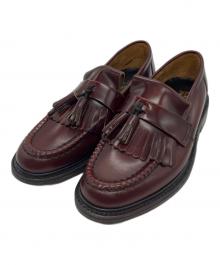 LOAKE（ローク）の古着「623キルトタッセルローファー」｜ボルドー