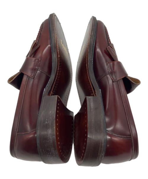 LOAKE（ローク）LOAKE (ローク) 623キルトタッセルローファー ボルドー サイズ:31の古着・服飾アイテム