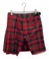 COMME des GARCONS (コムデギャルソン) Time For Magic チェックスカートパンツ レッド サイズ:SS：14000円