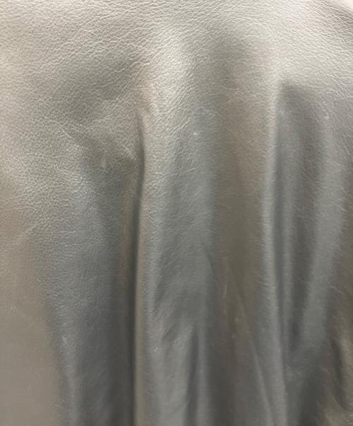 SAXON（サクソン）SAXON (サクソン) レザーブルゾン ブラック サイズ:Lの古着・服飾アイテム
