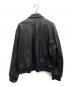 SAXON (サクソン) レザーブルゾン ブラック サイズ:L：12000円