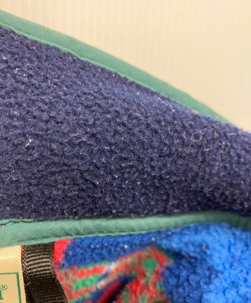 L.L.Bean（エルエルビーン）L.L.Bean (エルエルビーン) クリスマスパターンフリースジャケット ブルー サイズ:Sの古着・服飾アイテム