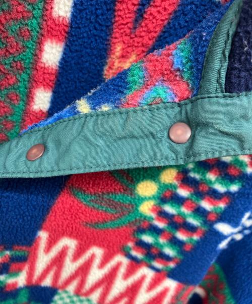 L.L.Bean（エルエルビーン）L.L.Bean (エルエルビーン) クリスマスパターンフリースジャケット ブルー サイズ:Sの古着・服飾アイテム