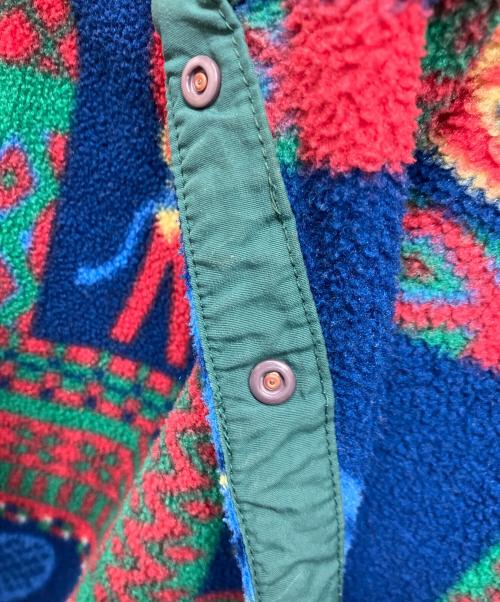 L.L.Bean（エルエルビーン）L.L.Bean (エルエルビーン) クリスマスパターンフリースジャケット ブルー サイズ:Sの古着・服飾アイテム