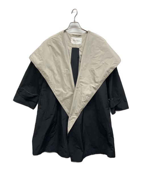 MaxMara（マックスマーラ）MaxMara (マックスマーラ) スプリングフーテッドコート ネイビー サイズ:40の古着・服飾アイテム