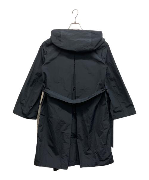 MaxMara（マックスマーラ）MaxMara (マックスマーラ) スプリングフーテッドコート ネイビー サイズ:40の古着・服飾アイテム