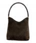 GUCCI (グッチ) オールスエードハンドバッグ ブラウン：25000円