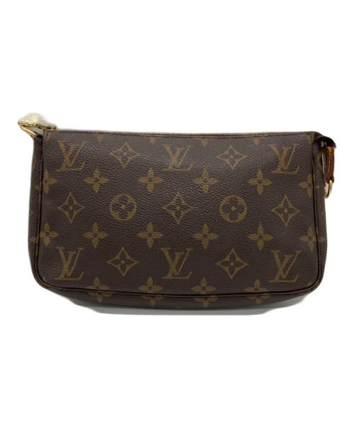 LOUIS VUITTON（ルイ ヴィトン）LOUIS VUITTON (ルイ ヴィトン) モノグラムポシェット・アクセソワールポーチ ブラウン サイズ:下記参照の古着・服飾アイテム
