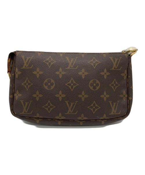 LOUIS VUITTON（ルイ ヴィトン）LOUIS VUITTON (ルイ ヴィトン) モノグラムポシェット・アクセソワールポーチ ブラウン サイズ:下記参照の古着・服飾アイテム