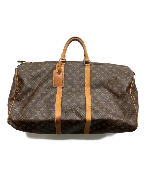 LOUIS VUITTON（ルイ ヴィトン）LOUIS VUITTON (ルイ ヴィトン) モノグラムキーポル55トラベルバッグ ブラウンの古着・服飾アイテム