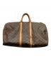 LOUIS VUITTON (ルイ ヴィトン) モノグラムキーポル55トラベルバッグ ブラウン：60000円