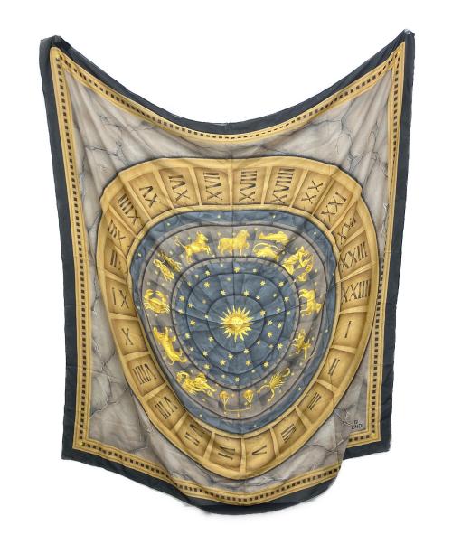 FENDI（フェンディ）FENDI (フェンディ) シルクスカーフ ブラックの古着・服飾アイテム