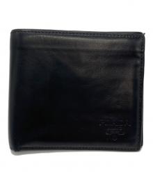 PRADA（プラダ）の古着「2つ折り財布」｜ブラック