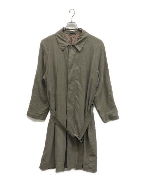 ARMANI COLLEZIONI（アルマーニ コレツィオーニ）ARMANI COLLEZIONI (アルマーニ コレツィオーニ) オールドステンカラーコート グレー サイズ:40の古着・服飾アイテム