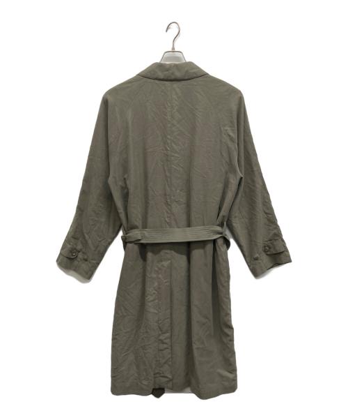 ARMANI COLLEZIONI（アルマーニ コレツィオーニ）ARMANI COLLEZIONI (アルマーニ コレツィオーニ) オールドステンカラーコート グレー サイズ:40の古着・服飾アイテム
