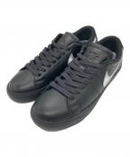 NIKE SB×Dancer Skateboardsナイキエスビー×ダンサースケートボード）の古着「Zoom Blazer Low QS "Black and Metallic Silver"」｜ブラック