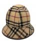 BURBERRY LONDON (バーバリーロンドン) ノバチェックバケットハット ベージュ：6000円